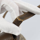 GUCCI GG Supreme Web Sherry Line Shoulder Bag PVC Leather Beige Red Auth 145477-10