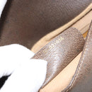 GUCCI GG Supreme Web Sherry Line Shoulder Bag PVC Leather Beige Red Auth 145477-12