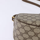 GUCCI GG Supreme Web Sherry Line Shoulder Bag PVC Beige 56 02 032 Auth 145478-9