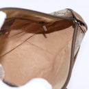 GUCCI GG Supreme Web Sherry Line Shoulder Bag PVC Beige 56 02 032 Auth 145478-19