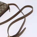 GUCCI GG Supreme Web Sherry Line Shoulder Bag PVC Beige 56 02 032 Auth 145478-7