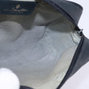 GUCCI GG Supreme Sherry Line Shoulder Bag PVC Navy Gold 98 02 087 Auth 145482-20