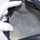 GUCCI GG Supreme Sherry Line Shoulder Bag PVC Navy Gold 98 02 087 Auth 145482-21