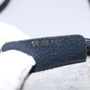 GUCCI GG Supreme Sherry Line Shoulder Bag PVC Navy Gold 98 02 087 Auth 145482-12