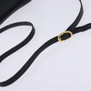 GUCCI GG Supreme Sherry Line Shoulder Bag PVC Navy Gold 98 02 087 Auth 145482-8