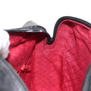 GUCCI GG Canvas Web Sherry Line Shoulder Bag Black Gold Red Auth 145483-19