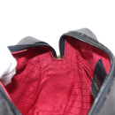 GUCCI GG Canvas Web Sherry Line Shoulder Bag Black Gold Red Auth 145483-20