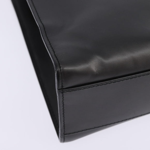 GUCCI Hand Bag Leather 2way Black 001 2058 1853 6 Auth 145484