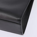 GUCCI Hand Bag Leather 2way Black 001 2058 1853 6 Auth 145484-16