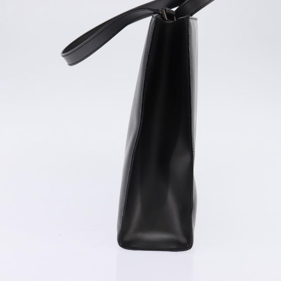 GUCCI Hand Bag Leather 2way Black 001 2058 1853 6 Auth 145484