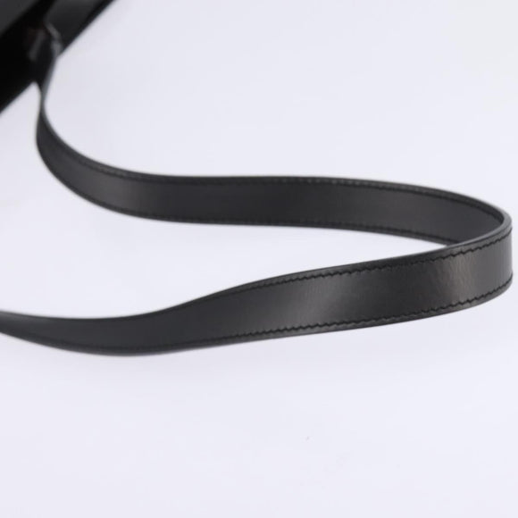 GUCCI Hand Bag Leather 2way Black 001 2058 1853 6 Auth 145484