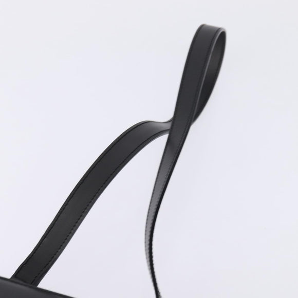 GUCCI Hand Bag Leather 2way Black 001 2058 1853 6 Auth 145484