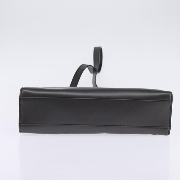 GUCCI Hand Bag Leather 2way Black 001 2058 1853 6 Auth 145484