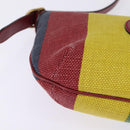 GUCCI Shoulder Bag Canvas Red Gold yellow 626422 Auth 145487-9