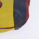 GUCCI Shoulder Bag Canvas Red Gold yellow 626422 Auth 145487-14