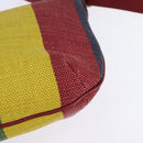 GUCCI Shoulder Bag Canvas Red Gold yellow 626422 Auth 145487-16