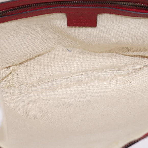 GUCCI Shoulder Bag Canvas Red Gold yellow 626422 Auth 145487