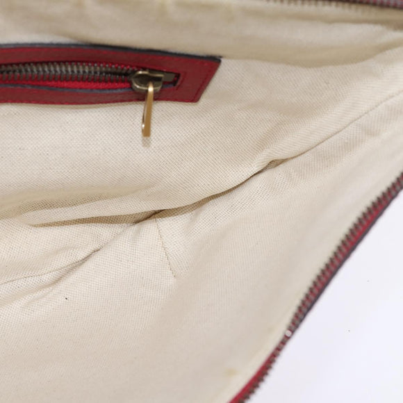 GUCCI Shoulder Bag Canvas Red Gold yellow 626422 Auth 145487