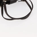 FENDI Zucca Canvas Mamma Baguette Tote Bag Black Silver Brown Auth 145493-7