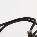 FENDI Zucca Canvas Mamma Baguette Tote Bag Black Silver Brown Auth 145493-8