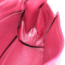 Salvatore Ferragamo Gancini Sofia Hand Bag Leather 2way Pink Gold Auth 145497-20