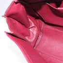 Salvatore Ferragamo Gancini Sofia Hand Bag Leather 2way Pink Gold Auth 145497-21