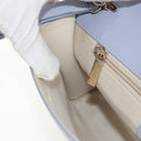 Salvatore Ferragamo Gancini Shoulder Bag Leather Purple Gold Auth 145499V-26