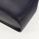 Salvatore Ferragamo Gancini Hand Bag Leather 2way Purple Gold Auth 145500V-17