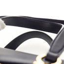 Salvatore Ferragamo Gancini Hand Bag Leather 2way Purple Gold Auth 145500V-9