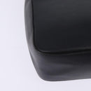 Salvatore Ferragamo Gancini Shoulder Bag Leather Black Gold Auth 145503-12