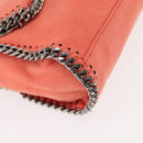 Stella MacCartney Falabella Chain Shoulder Bag Suede Orange 364519 Auth 145510-9