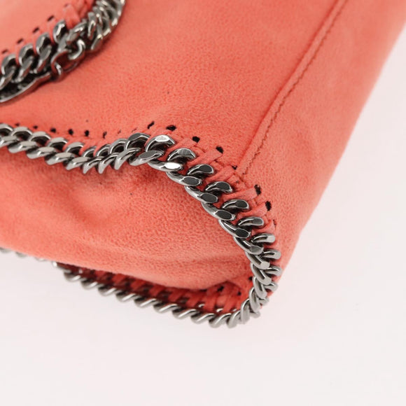 Stella MacCartney Falabella Chain Shoulder Bag Suede Orange 364519 Auth 145510