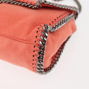 Stella MacCartney Falabella Chain Shoulder Bag Suede Orange 364519 Auth 145510-14