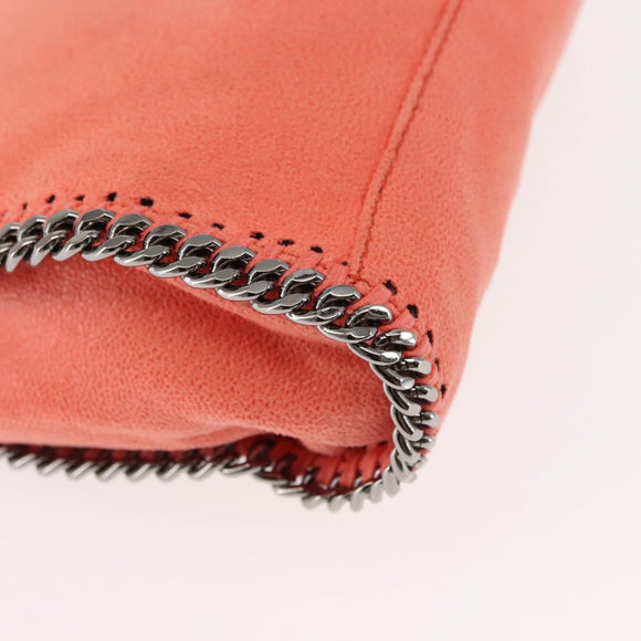 Stella MacCartney Falabella Chain Shoulder Bag Suede Orange 364519 Auth 145510