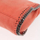 Stella MacCartney Falabella Chain Shoulder Bag Suede Orange 364519 Auth 145510-16