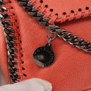 Stella MacCartney Falabella Chain Shoulder Bag Suede Orange 364519 Auth 145510-10