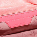 Stella MacCartney Falabella Chain Shoulder Bag Suede Orange 364519 Auth 145510-17