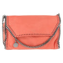 Stella MacCartney Falabella Chain Shoulder Bag Suede Orange 364519 Auth 145510-13