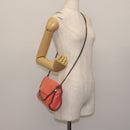 Stella MacCartney Falabella Chain Shoulder Bag Suede Orange 364519 Auth 145510-21