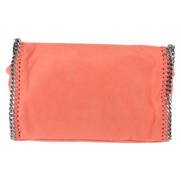 Stella MacCartney Falabella Chain Shoulder Bag Suede Orange 364519 Auth 145510