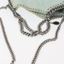 Stella MacCartney Falabella Chain Shoulder Bag Suede Pink 371223 Auth 145511-7