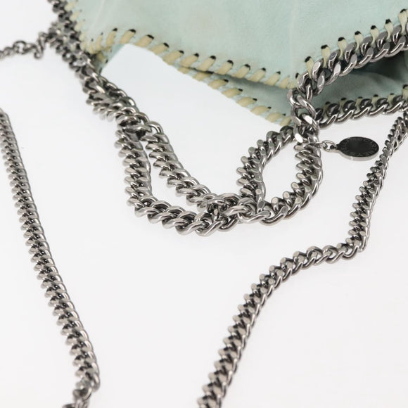 Stella MacCartney Falabella Chain Shoulder Bag Suede Pink 371223 Auth 145511