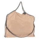 Stella MacCartney Falabella Chain Shoulder Bag Suede Beige 234387 Auth 145512-1