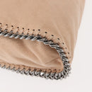 Stella MacCartney Falabella Chain Shoulder Bag Suede Beige 234387 Auth 145512-9