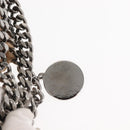 Stella MacCartney Falabella Chain Shoulder Bag Suede Beige 234387 Auth 145512-10