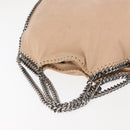Stella MacCartney Falabella Chain Shoulder Bag Suede Beige 234387 Auth 145512-6