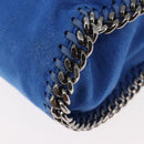 Stella MacCartney Falabella Chain Shoulder Bag Suede Blue 371223 Auth 145513-9