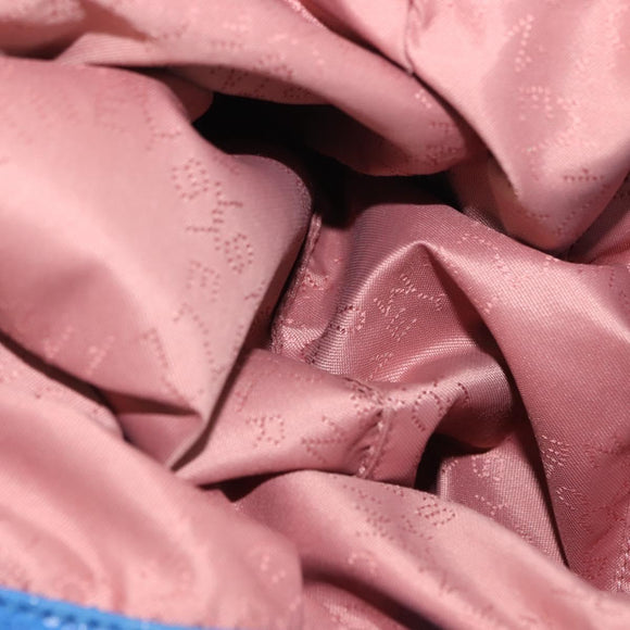 Stella MacCartney Falabella Chain Shoulder Bag Suede Blue 371223 Auth 145513