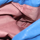 Stella MacCartney Falabella Chain Shoulder Bag Suede Blue 371223 Auth 145513-20