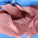 Stella MacCartney Falabella Chain Shoulder Bag Suede Blue 371223 Auth 145513-21